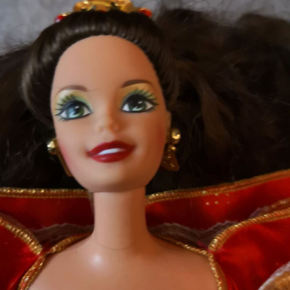 Christmas Holiday Barbie 1997 Vintage Doll Toys Gifts Collectible Kidcore Bday